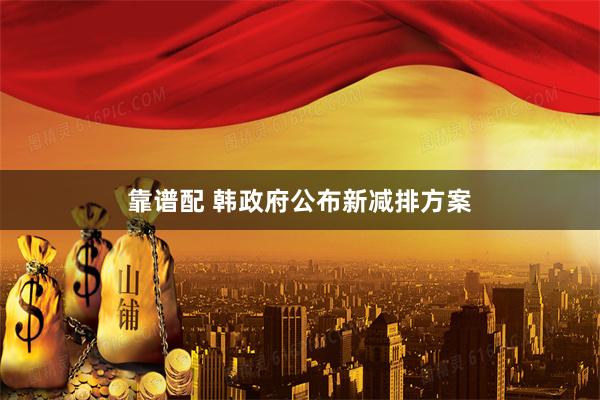 靠谱配 韩政府公布新减排方案