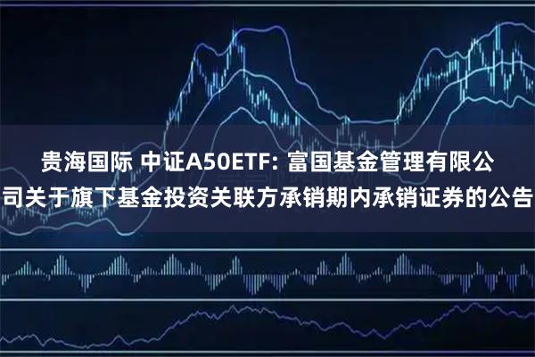 贵海国际 中证A50ETF: 富国基金管理有限公司关于旗下基金投资关联方承销期内承销证券的公告